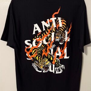 NWT Anti Social Social Club Tiger Blood T-Shirt 'Black'